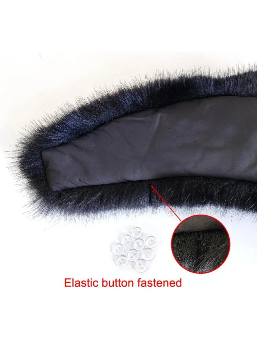 Cozy Faux Fur Collar & Cuffs Set - Warm Fluffy Scarf for Winter Women, Stylish